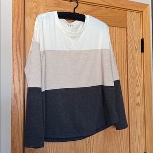 Maurice’s Cream and Tan Casual Top